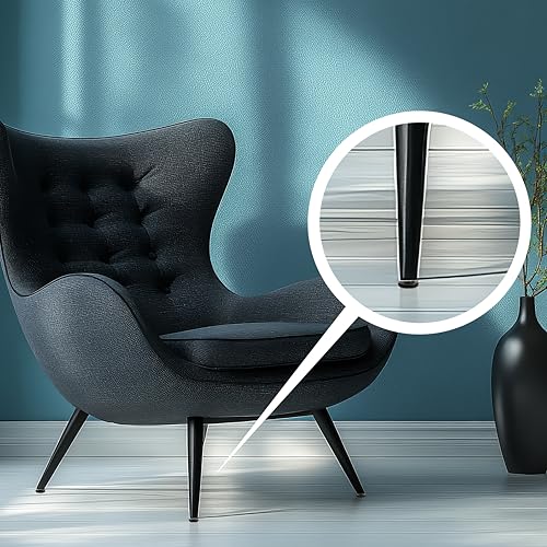 SoftTouch 1" Round Nail-On Felt Furniture Sliders, Protective Heavy-Duty Felt Pads for Wood Furniture and Hard Surfaces, 48-Count, Black - color: Black, size: 1 Inch, style: Value Pack