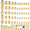 89-Piece Professional NPT Fitting Kit with Teflon Tape