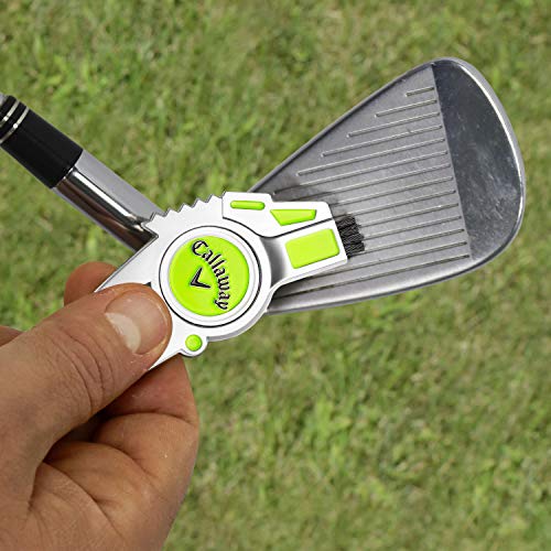 Callaway 4-in-1 Golf Divot Repair Tool - color: Lime