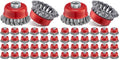 Tandefio 24 Pcs Wire Cup Brush, Angle Grinder, Classic - size: 3 Inch (Pack of 2), style: Classic
