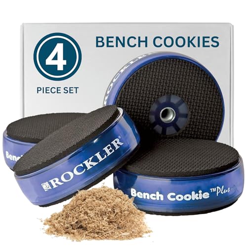 Rockler Bench Cookies Plus Work Grippers 4-Pack for Woodworking
