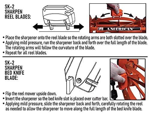 American Lawn Mower SK-2 Reel Lawn Mower Hand Sharpener - style: Handheld Sharpener