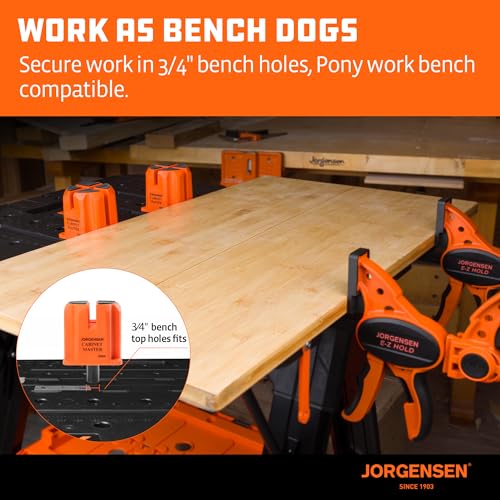 Jorgensen 3-in-1 Support Block, Cabinet Master Parallel Clamp Accessory