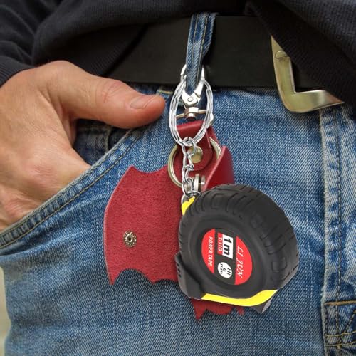 3 Pcs Small Measuring Tape Kids Measuring Tape 3Ft Retractable Pocket Measurement Tapes Metric/Inch Keychain Tapes Measure Easy Read