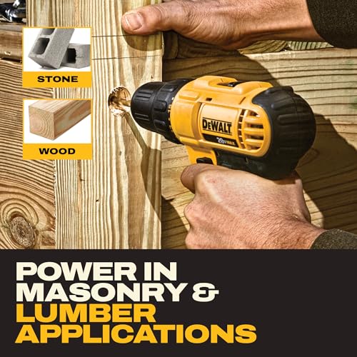 DEWALT 20V MAX Cordless Drill and Impact Driver, Power Tool Combo Kit , Includes 2 Batteries, Charger and Bag (DCK240C2)