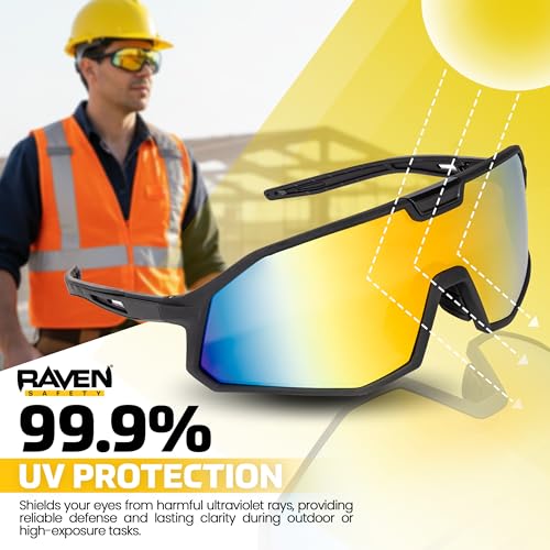 Raven Protective Eyewear - color: Black/Indoor/Outdoor