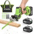TaskStar Cordless Reciprocating Saw Kit, 3500 RPM Brushless Motor