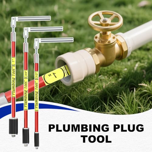 Plumbing Plug Tool Kit (3 Tools) Replacement for jet swet - color: lemon