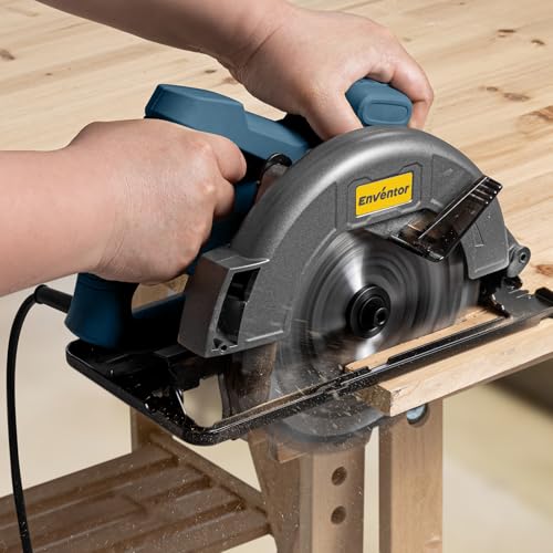 Enventor Circular Saw with 6000 RPM, 7-1/4 in, 11 A Corded