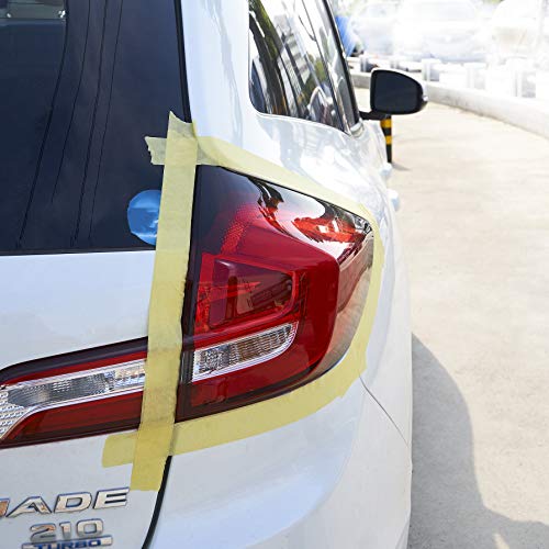 Lichamp 15-Pack Automotive Refinish Masking Tape Yellow 36mm x 55m, Cars Vehicles Auto Body Paint Tape, Automotive Painters Tape Bulk Set 1.4-inch x 180-foot x 5 Rolls - size: 1.42 inches (Pack of 3)