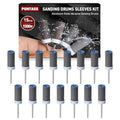 15 Pcs 1500 Grit Sanding Drums for Rotary Dremel Tool - size: 1500 Grit