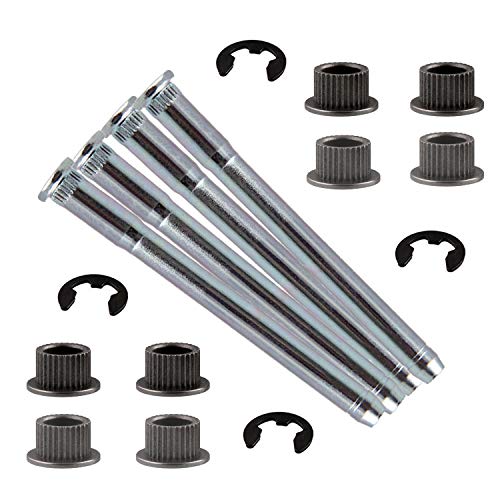 LEDAUT Door Hinge Pin and Bushing Repair Kits (4 pins 2 Door) for 1994-2004 Chevy S10 & GMC S15 - size: OT270