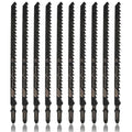 20 Pcs T344D T Shank Jigsaw Blades 6 TPI, 6 Inch | HCS, Wood Jigsaw Blades, For Plastic Chipboards Plywood Hardwood, Quick Cutting