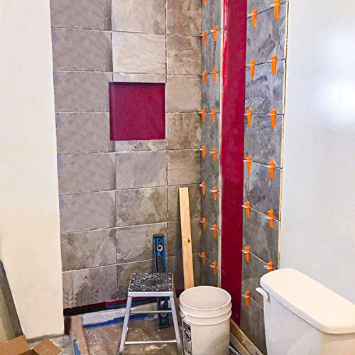 1/16 Inch Tile Leveling System Kit - 1500 Spacers & 300 Reusable Wedges with Floor Tiles Pliers - Professional Stone & Ceramic Tile Installation Tools (300+1500, 1/16) - size: 1/16