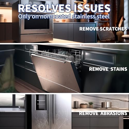 Stainless Steel Scratch Remover Kit for Sinks & Appliances - size: 1.06 Fl Oz (Pack of 1)