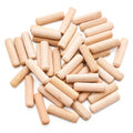 48Pcs 8mm x 30mm / 5/16 Inch x 1.18 Inch Wooden Dowel Pin - size: 8 x 30mm