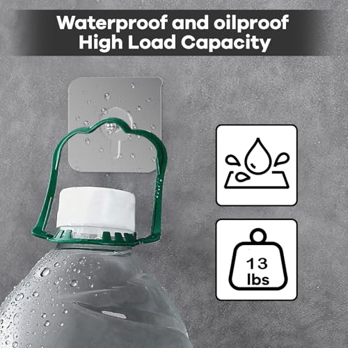 15 Pack Self Adhesive Picture Hooks Without Nails,13 lbs Load Heavy Duty Sticky Hooks(16 mm) for Hanging,2 in 1 Reusable Waterproof and Oilproof Hooks for Kitchen, Bathroom, Home, Office - size: 15 Pack, style: 13 lbs(2.2*2.2in)