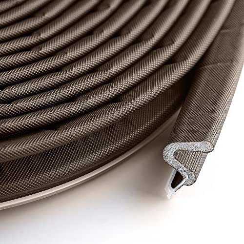 BBTO Weather Stripping Door Window Seal V-Shaped Foam Kerf,40 Feet,Brown - color: Brown, size: 40 Feet