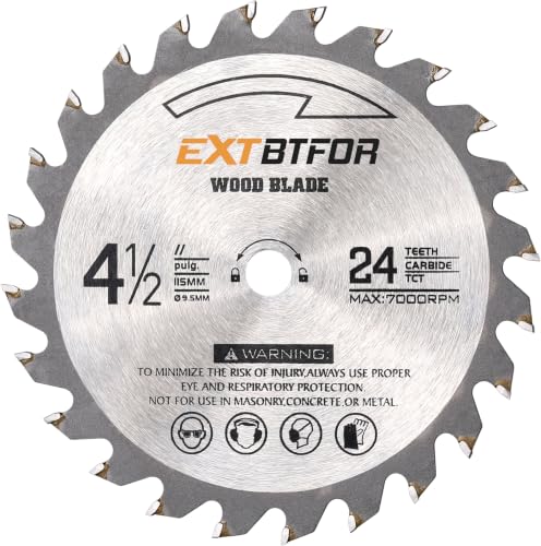 Circular Saw,4-1/2" Mini Circular Saw Cordless with 5PCS 4-1/2 Saw Blades