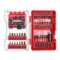 Geinxurn 65Pieces Impact Screwdriver Bits Set, Magnetic S2 Steel Phillips/Slotted/Square/Torx Insert Power Bits Tips, Impact Bit Holder with Red Storage Box Case - style: STKB065-RD