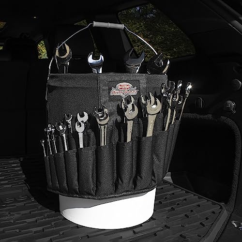 Bucket Boss Wrench Boss Bucket Tool Organizer in Black, AB30020
