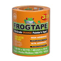 FrogTape ProGrade Orange Painters Tape 1.5 Inch Wide (1.88 in x 60 yd), High Adhesion Masking Tape for Indoor & Outdoor Applications, Orange, 3 Roll Pack (105673) - size: 3 Rolls, 1.88” x 60 Yds