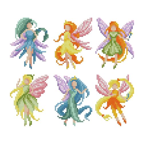 DIAMOND ART CLUB Mini Dazzles - Fairies Diamond Art Kits for Adults - color: Fairies