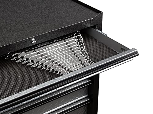 TEKTON 19-Tool Combination Wrench Organizer Rack (Black) | ORG29119 | Made in USA - color: Black, size: 19-Tool