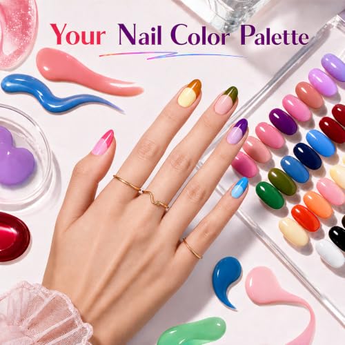 Beetles Fall Gel Polish Set, Fingertip Palette Collection, 32 Colors - color: 0-0 Fingertip Palette