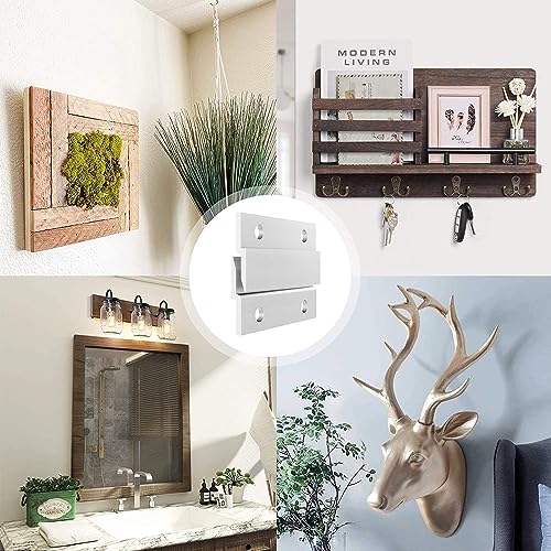 French Cleat Picture Hanger, Aluminum Z Hanger Interlocking Wall Mounting Bracket Hardware Kit Z Clips for Hanging Wall Painting, Mirrors, Panels, Artwork, Cabinet, Whiteboard (2inch-6Pairs) - size: 2inch-6Pairs, style: Standard thick