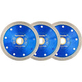 GoYonder 4.5 Inch Super Thin Diamond Saw Blade for Cutting Porcelain Tiles,Granite Marble Ceramics (4.5“Blue-3PCS) - size: 4.5" - Blue (3 Count)