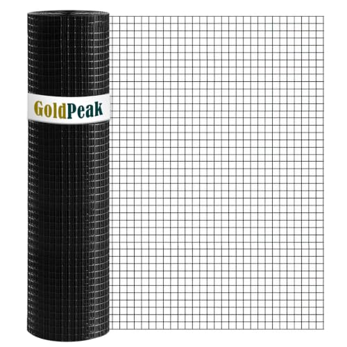 GoldPeak Black Hardware Cloth 1/2 Inch Mesh 48 Inch x 100 Foot 19 Gauge - size: 1/2 inch 48''x100'