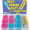 haisstronica 330PCS Heat Shrink Butt Connectors, 26-10 AWG
