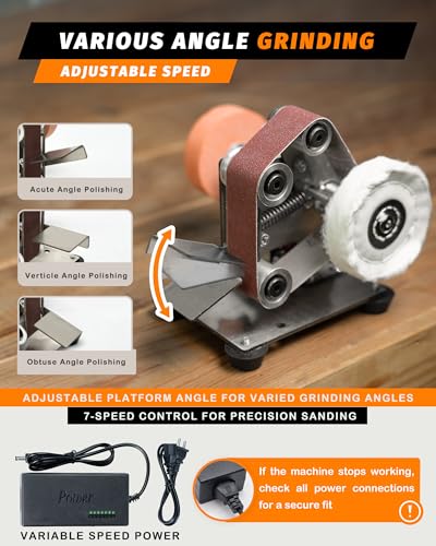 Mini Belt Sander, Electric Small Sander Knife Sharpener, 5.0''x 6.9''x5.5'' - size: 5.0''x 6.9''x5.5''