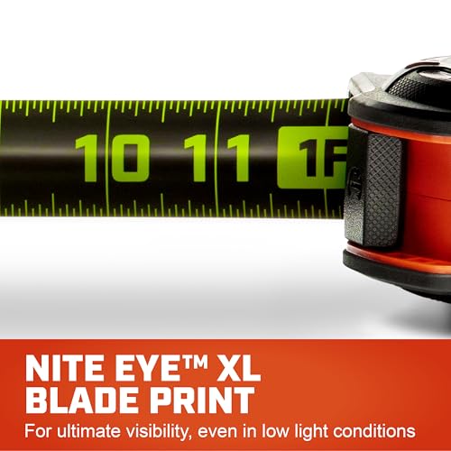 Crescent Lufkin 25 Ft Workhorse Nite Eye Tape Measure, 2 Pack, L1125NESET2V - size: 25' Two Pack, style: SAE