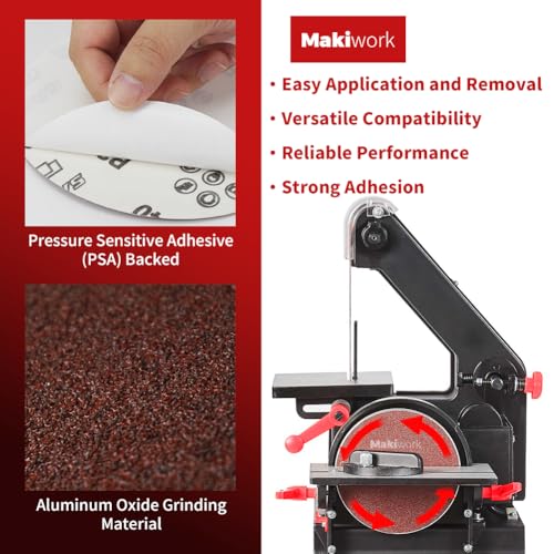 60 PCS 5 Inch PSA Sanding Discs, Assorted 60–400 Grit Aluminum Oxide Self Adhesive Sandpaper Discs for DA Sander, Automotive Paint Sanding, Woodworking & Metal Surface Prep - style: 5 in PSA discs