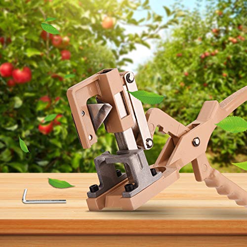 FUNTECK V-Cut Grafting Tool for Large Branches Full Metal Body with SK5 Blade Ideal for Fruit Tree Grafting