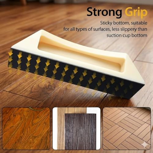 Floor Gap Fixer Tool – Easy Plank Grabber with Mallet & Washable Pads, Quick Flooring Tools for Laminate, Vinyl & Hardwood Repair at Home-White - color: White