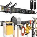 GRENPRO 66 Inch Garage Tool Organizer with 10 Assorted Hooks, Holds 720 LBS - size: 66 inch