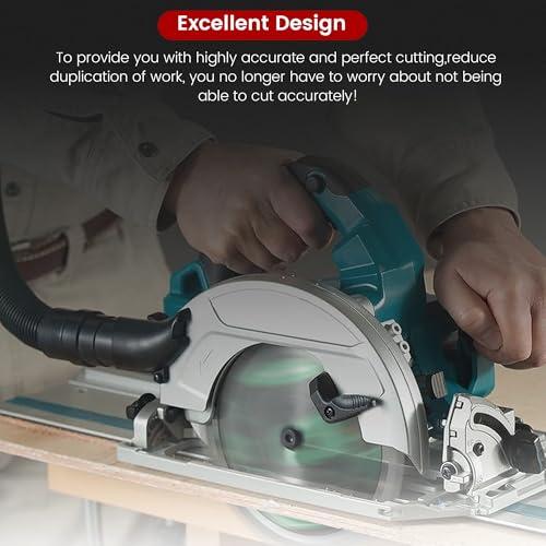 𝟮𝟬𝟮𝟲 Upgraded 3 Pack 6-1/2 Inch 24T Circular Saw Blades Fine Finish with 5/8" Arbor ATB Framing Saw Blades for Cutting Softwood Hardwood Laminate Plywood Chipboard Panels FRP MDF by puxyblue