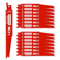 15 Pack 6 Inch 5/8TPI Reciprocating Saw Blades for Nail-Embedded Wood Cutting,for All Rough-in Material Including Nail-Embedded Wood,for Diablo Bi-Metal Sawzall Blades - size: 6 Inch 5/8 TPI