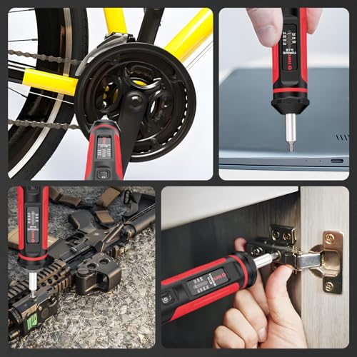 VANPO Torque Screwdriver 15-75 in-lb, 1/4" Drive Precision Driver Set - size: 15-75In-lb