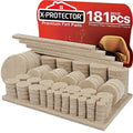 Felt Furniture Pads X-PROTECTOR 181 PCS Premium Furniture Pads - Felt Pads Furniture Feet Best Wood Floor Protectors - Protect Your Hardwood & Laminate Flooring! | Furniture Feet Best Wood Floor Protectors - Protect Your Hardwood & Laminate Flooring! - si