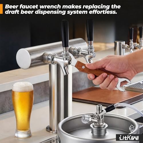 New Beer Faucet Wrench Heavy Duty Faucet Wrench Beer Tap Wrench