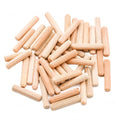 48Pcs 5mm x 25mm / 1/5 Inch x 1 Inch Wooden Dowel Pin - size: 5 x 25mm