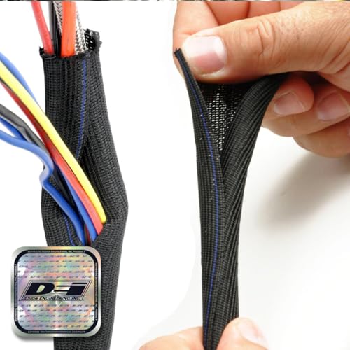 Design Engineering Easy Loom 1/2" (13mm) x 12' Split Sleeve Wire and Hose P - size: 1/2" (13mm) x 12'