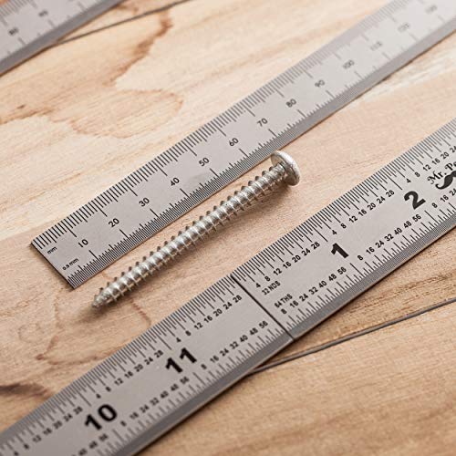 Mr. Pen- Machinist Ruler, 4 Pack, (6, 8, 12, 14 Inch) - style: 6, 8, 12, 14 inch