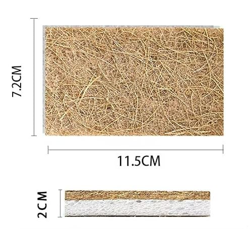 Coconut Fiber Sponges – Natural & Biodegradable. 100% Eco-Friendly