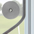 33 Ft Weather Stripping Door Seal. Self-Adhesive Soundproofing Weather Stripping for Sliding Windows and Door Frames, 0.35" Wide x 0.2" Thick, Gray - size: 0.35'' Wide X 0.2'' Thick