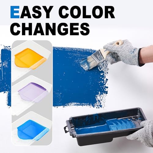 KATA Cabinet Painting Kit with 36PC Painter Pyramids, 5PC Brushes and Tray - color: Painting Tool Kit